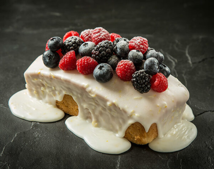 Vegan Lemon & Elderflower Loaf using Macphie Vegan Cake Mix